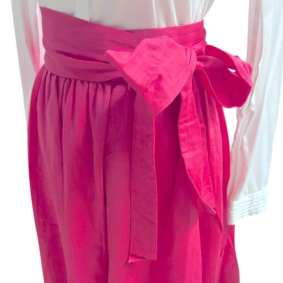 Yves Saint Laurent vintage high waist full midi length skirt lined size medium - Picture 4 of 8